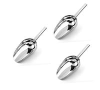 OKUMEYR 3 Pièces Pelle à Bonbons Cuillère à Thé En Vrac Boule De Bonbons Cuillère à Café Bonbons Multi-usages Tasse à Mesurer Cuillère à Grains Bonbons Au Thé Cuillère à Congélation Silver