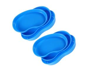 OKUMEYR 3 Tailles X 2, Organiseur Solide pour Tri et Comptage de Comprimés, Plateau de Service Hygiénique, Usage Hospitalier et Soins Infirmiers