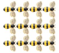 OKUMEYR 40 Pièces Breloques Abeille en Alliage Noir pour Décorations de Coques de Téléphone Faites la Main, Accessoires DIY Apparence Mignonne et Exercices de Motricité
