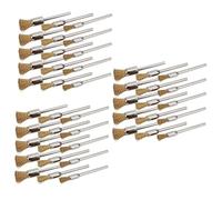 OKUMEYR 45pièces Mini Brosse Rotative Avec Poignée Outils De Nettoyage Électrique Pour Élimination De Polissage Et Ébavurage Métalliques