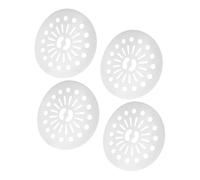 OKUMEYR 4pièces Couvercle Essorage pour Machine à Laver Pièce de Repassage Plastique Accessoire pour Laveuse Automatique Coussin de Repassage Blanc Tuyaux pour Machine à Laver