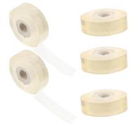 OKUMEYR 5 Rouleaux Film de Greffage Auto-adhésif PE Beige, Découpable | Bourgeonnage et Croissance, Usage Intérieur et Extérieur, Rouleaux à Étirer Végétaux