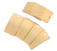 OKUMEYR 50 Pendentifs Charme en Cuivre Or Concave de 18 Mm Trou Unique, 50 Pièces pour Fabrication de Bijoux Diy, Accessoires Simples et Créatifs pour Bracelets