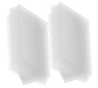 OKUMEYR 50 pièces Pochettes Protection Disques Vinyles Autocollantes Anti-Rides Transparentes pour Stockage et Préservation des Disques Vinyles