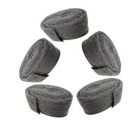 OKUMEYR 5pièces Laine Acier Pour Souris Lot De Barrières Bouche-trou De Souris Protection De Porte De Garage Aération Réparation Facile