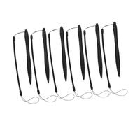 OKUMEYR 6 Pièces Stylet Élastique avec Capuchon et Lanière Anti-Perte Lot de pour Écran Tactile Résistif Portable et Compatible Tablette Console et Système Industriel