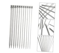 OKUMEYR 61 pièces Kit Aiguilles à Tricoter Droites Acier Inoxydable avec Marqueurs de Maille Colorés Outils de Tricot Polyvalents pour Écharpe Chapeau Mitaines et Pulls Couleur Aléatoire