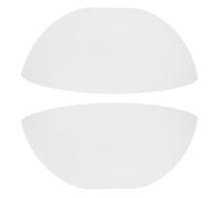 OKUMEYR Abat-jour en Plastique Blanc de Dôme, Lot de 2 Pièces, Léger et Polyvalent, pour Lampe de Maison et Décoration de Plafonnier Moderne