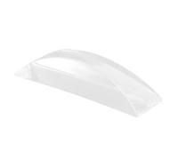 OKUMEYR Acrylique Poignée Invisible pour Portes Vitrées et Vitrines | Design Courbe Solide, Pose par Collage, Aspect Transparent Discret, pour Meubles de Bar et Cuisines Vitrées