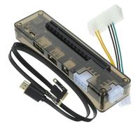 OKUMEYR Adaptateur Carte Graphique Externe Pci-e pour Portable Station Accueil Vidéo sans Installation Prise Charge Carte RX XT Et Alimentation