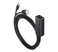 OKUMEYR Adaptateur USB vers Ethernet Micro USB Rj45, Convertisseur Réseau 100 Mbps pour TV Stick, Streaming sans Latence, Compatible avec Lecteurs Multimédias Et Téléviseurs, Couleur Noire