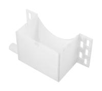 OKUMEYR Bac à Eau Installation Facile en Plastique pour Climatiseur Blanc Design D'écoulement D'eau Adapté aux Mini Frigos et Bureaux