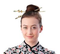 OKUMEYR Baguette Cheveux en Alliage de Zinc de Serpent Décorée, 2pcs Accessoires de Coiffure Rétro pour Femmes, pour Décoration de Fête ou Cadeau