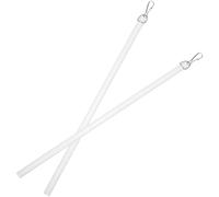 OKUMEYR Baguette de Réglage des Stores 30cm PVC 2 Pièces pour Rideaux | Compatibilité, Ouverture et Fermeture Fluides, Usage Fenêtre pour Installation