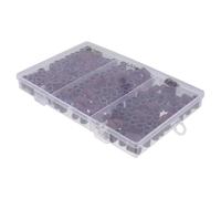 OKUMEYR Bandes de Ponçage Accessoire Pratique et Compact pour en Tissu Émeri Résine Marron, Boîte Portable pour Manucure à Domicile ou Salon