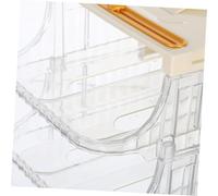 OKUMEYR Boîte à Œufs pour Réfrigérateur Transparente avec Distributeur Automatique à Roulement Capacité Œufs Rangement Stable et Pratique pour Cuisine