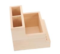 OKUMEYR Boîte de Rangement Bois pour Outils Manucure Capacité Compartiments Organisateurs pour Perceuse à Ongles et Accessoires de Beauté