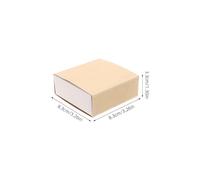 OKUMEYR Boîte de Rangement pour Allumettes Blanc en Papier Joint Étanche Anti-humidité, Design Compact Vintage, Lot de 6 Pièces pour Mariage et Décoration Maison