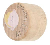OKUMEYR Boîte de Souvenirs en Bois pour Première Coupe de Cheveux de Bébé Garçons et Filles Design Adorable et Fonction Mémoire pour Décoration Maison ou Cadeau