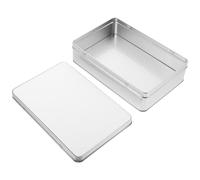 OKUMEYR Boîte en Fer-blanc Rectangulaire Sublimable 1 Pièce Petite Boîte de Rangement Métal pour Bonbons Bijoux et Souvenirs Vide Légère et Compacte pour Anniversaire Mariage et DIY