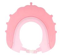 OKUMEYR Bonnet Garçon Fille Réglable Silicone avec Visière Étanche Protège Yeux et Oreilles Chapeau Bain Garçon Fille pour Lavage Cheveux Nourrissons et Tout-petits Design Couronne