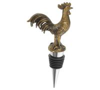 OKUMEYR Bouchon à vin coq en métal Bouchon de bouteille à vide accessoires pour cocktails liqueur couler le bec animalier Golden