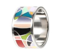 OKUMEYR Boucle D’Écharpe en Acier Titane Bague D’Écharpe Créative et Chic Anneau Porte-Écharpe Coloré pour Femme Accessoire Foulard Élégant pour Châle et Carré 1 Pièce