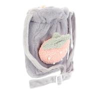 OKUMEYR Bouillotte Bandoulière Réutilisable en Pvc Fourrure Imitation Lapin, Résistante à L'usure, Chauffe-mains Portable pour Accessoires D'extérieur