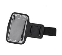 OKUMEYR Brassard De Sport à Bras pour Téléphone Portable en Néoprène Sangle Réglable, Film Tactile, Adapté à La Course Et Sport De Plein Air, Taille Unique, Noir, Rangement Sécurisé