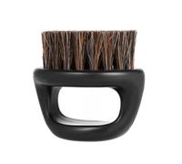 OKUMEYR Brosse à Barbe Ronde pour Hommes, Poils en Abs et Brosses, Répartition Uniforme de Cire et Cire à Moustache, Usage Maison et Salon