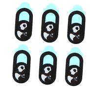 OKUMEYR Cache Webcam Ordinateur Portable Tablette 6 Pcs Fantaisie Panda Mignon, Curseur Protection Caméra, Glissière Ultra-Fine Adhésive, Sécurité Numérique pour Usage Quotidien