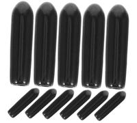 OKUMEYR Capuchons de Protection pour Panier de Lave-vaisselle Noirs en Plastique 3mm, Lot de 200 Pièces, Protection Intégrale Pratique des Extrémités pour Réparation
