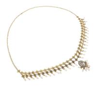 OKUMEYR Ceinture Chaîne Corps à Pompons Strass Style Bohème Bijoux Géométriques Rétro Accessoire Festival Soirée Danse