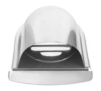 OKUMEYR Chapeau de Cheminée en Acier Inoxydable 201, Couverture Étanche la Pluie et Anti-vent pour Conduit Extérieur, Protection Murale U en Métal, Accessoire Ventilation Toiture,