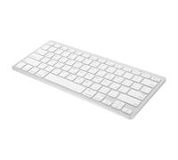 OKUMEYR Clavier Hébraïque sans Fil Ultra-Fin Silencieux pour Ordinateur Portable et Bureau, Clavier Complet en Abs Blanc, pour Travail en Environnement Calme