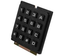 OKUMEYR Clavier Matriciel Industriel Tactile 16 Touches en Plastique Noir Haute Fiabilité pour Environnements Industriels
