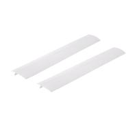 OKUMEYR Combleurs D'espace pour Cuisinière à Gaz Protecteur de Cuisinière 63,5 Cm Bande Blanche en Silicone Résistant la Chaleur Nettoyage Facile la Cuisine Accessoires 2 Pièces