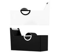 OKUMEYR Coupe-ruban Design Créatif 2pcs Adhésif pour Extensions de Cils en Abs Noir Résistant la Rouille et Fonction D'économie D'effort pour Maquillage Précis