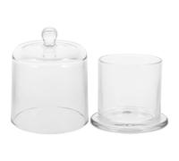 OKUMEYR Couvercle de Tasse en Verre en Verre Élégant Créatif Design Unique Finition Soignée Décor Raffiné pour Décoration de Mariage et Maison
