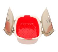 OKUMEYR Cuiseur Vapeur Micro-ondes Boîte De Cuisson Pour Légumes Et Poissons Compatible Avec Micro-ondes Aux Températures Design à Double Pratique Pour Maison Et Bureau
