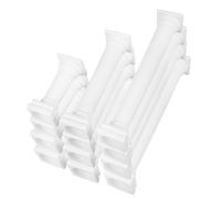 OKUMEYR Décorations de Pilier Romain Blanc 12 Pièces pour Mini Maison | Surface Lisse, Bords Arrondis, Bases Larges et Stables, Scènes de Table, Mariage et Maquettes
