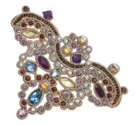 OKUMEYR Écussons Thermocollants en Strass pour Vêtements et Ceintures de Robe de Mariage, Adhésif Thermofusible pour Réparation et Décoration la Maison Atelier