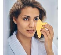 OKUMEYR Ensemble 2 Pièces D'outil de Massage Gua Sha en Matériau Synthétique pour Visage et Corps, Plusieurs Styles, Améliore la Circulation des Fluides Corporels Style Plusieurs styles