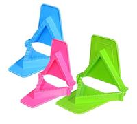 OKUMEYR Ensemble de 3 Moules à Raviolis en Plastique Couleur Vert, Bleu et Rose, Outil de Pressage Manuel pour Dumplings, Gyozas et Pierogis, Compact et Facile à Nettoyer, Accessoire