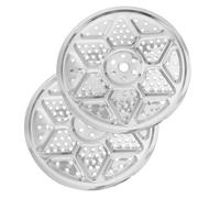 OKUMEYR Ensemble De Grilles À Vapeur Épaisses En Acier Inoxydable Tamis Pour Cuiseur Vapeur Lavage Facile Style Aléatoire