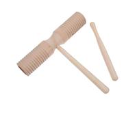 OKUMEYR Ensemble D'instruments de Percussion en Bois à Main Double Baril avec Rainures Uniques, Léger Usage Éducatif en École, Stimule Créativité Musicale