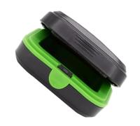 OKUMEYR Étui de Protection Rigide Noir pour Appareil Auditif Petite Boîte Portable Antichoc Boîte de Rangement Pratique pour Appareils Auditifs Étui de Poche Léger et Compact