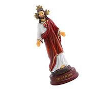OKUMEYR Figurine Résine Miniature Ornement Religieux de Bureau Décoration Intérieure Chrétienne Cadeau Spirituel Significatif Surface Lisse et Réaliste