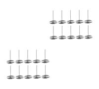 OKUMEYR Filtre Spirale 20 Pièces Filtre De Bec De Théière Infuseur à Thé Insert D'infuseur De Théière Thé Plus Raide Accessoires De e à Tamis Pour Acier Inoxydable Silver