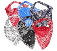 OKUMEYR Foulards Triangulaires Faciles à Porter 6 Pièces pour Femmes en Chiffon Bandeaux Élastiques Respirants et Légers pour Activités en Intérieur et Festivals de Musique